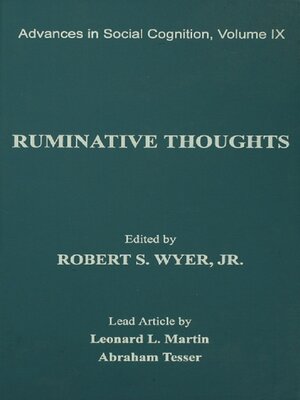cover image of Ruminative Thoughts
